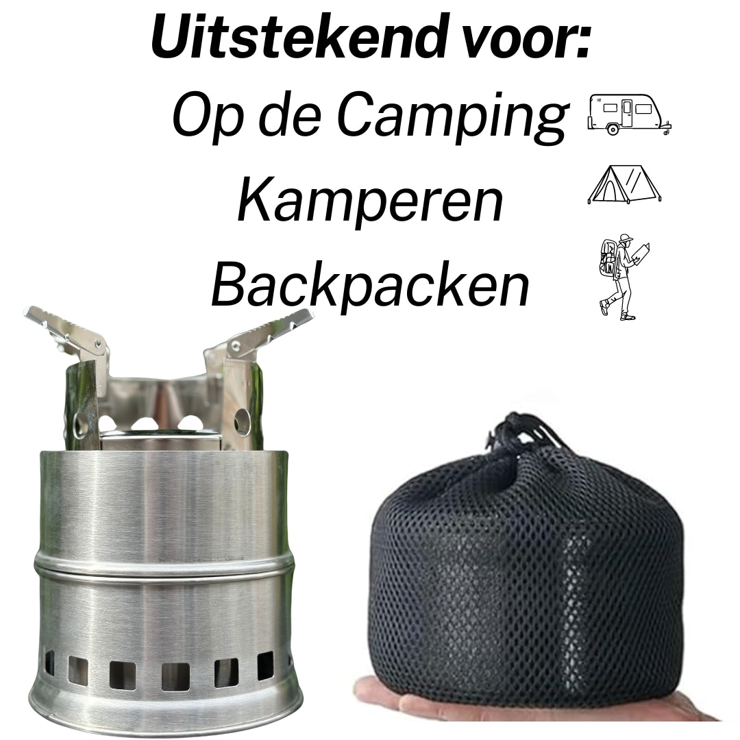 Rookloze Mini Kampeer Fornuis